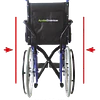 Cadeira de rodas - Super Estreita