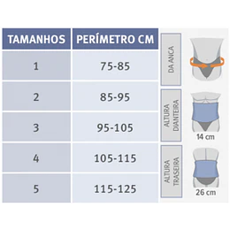 Faixa Elástica Sacrolombar LUMBITRON Elite