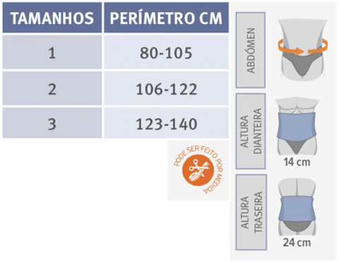 Faixa Sacrolombar de Gravidez  A131