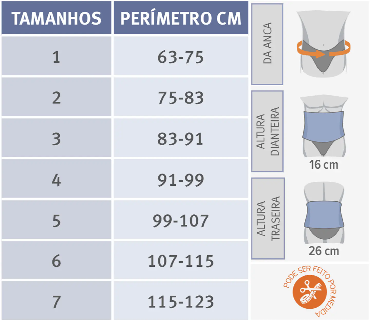 Faixa Sacrolombar LUMBITRON Forte - LT300R 4