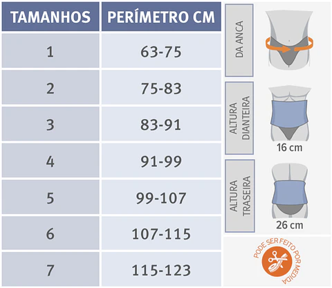 Faixa Sacrolombar LUMBITRON - LT280R