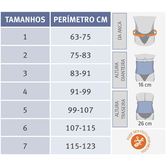 Faixa Sacrolombar LUMBITRON - LT280R