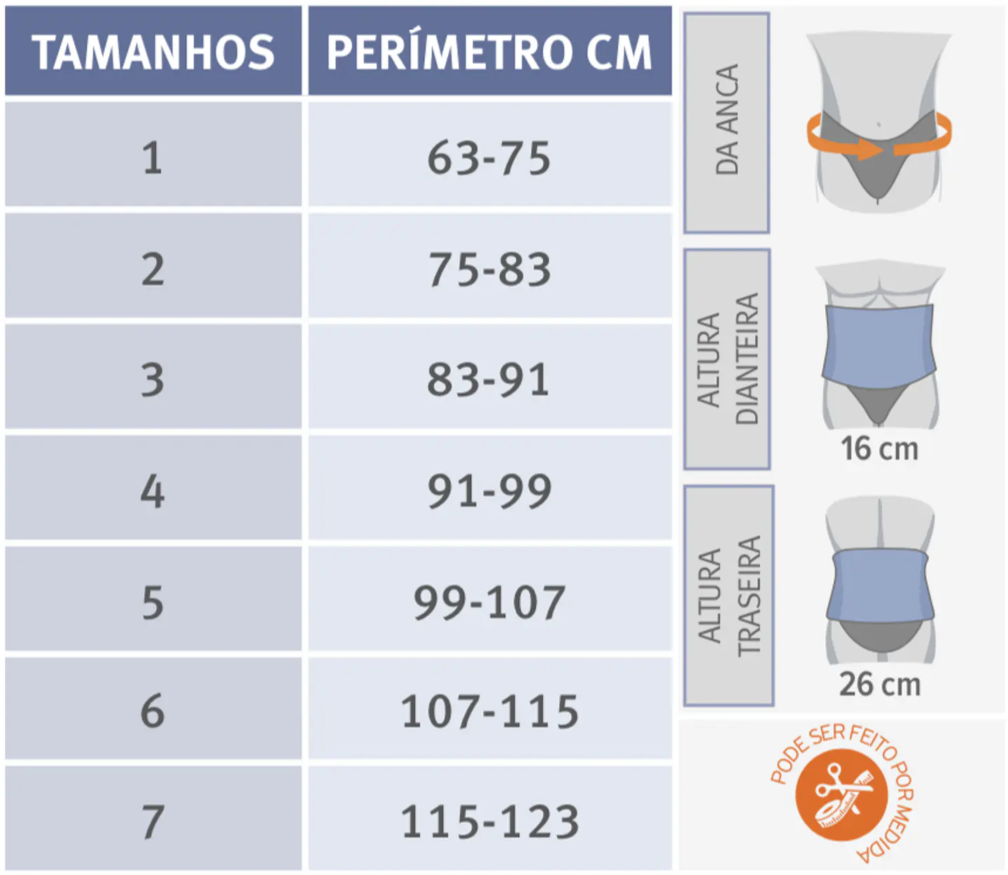 Faixa Sacrolombar LUMBITRON - LT280R 2