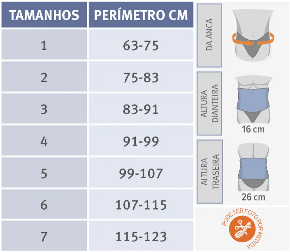 Faixa Sacrolombar LUMBITRON - LT280R 2