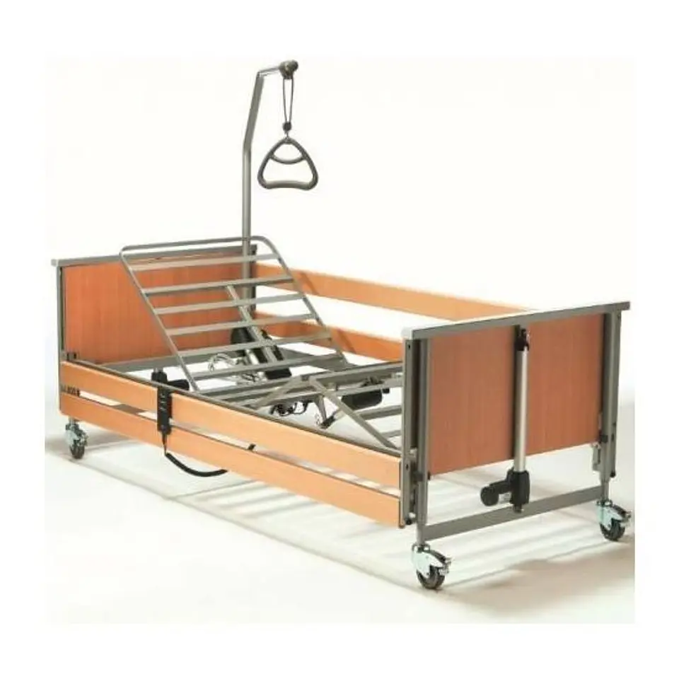Pack Cama Articulada Hospitalar S/Elevação, Grades e Colchão Viscoelástico 1