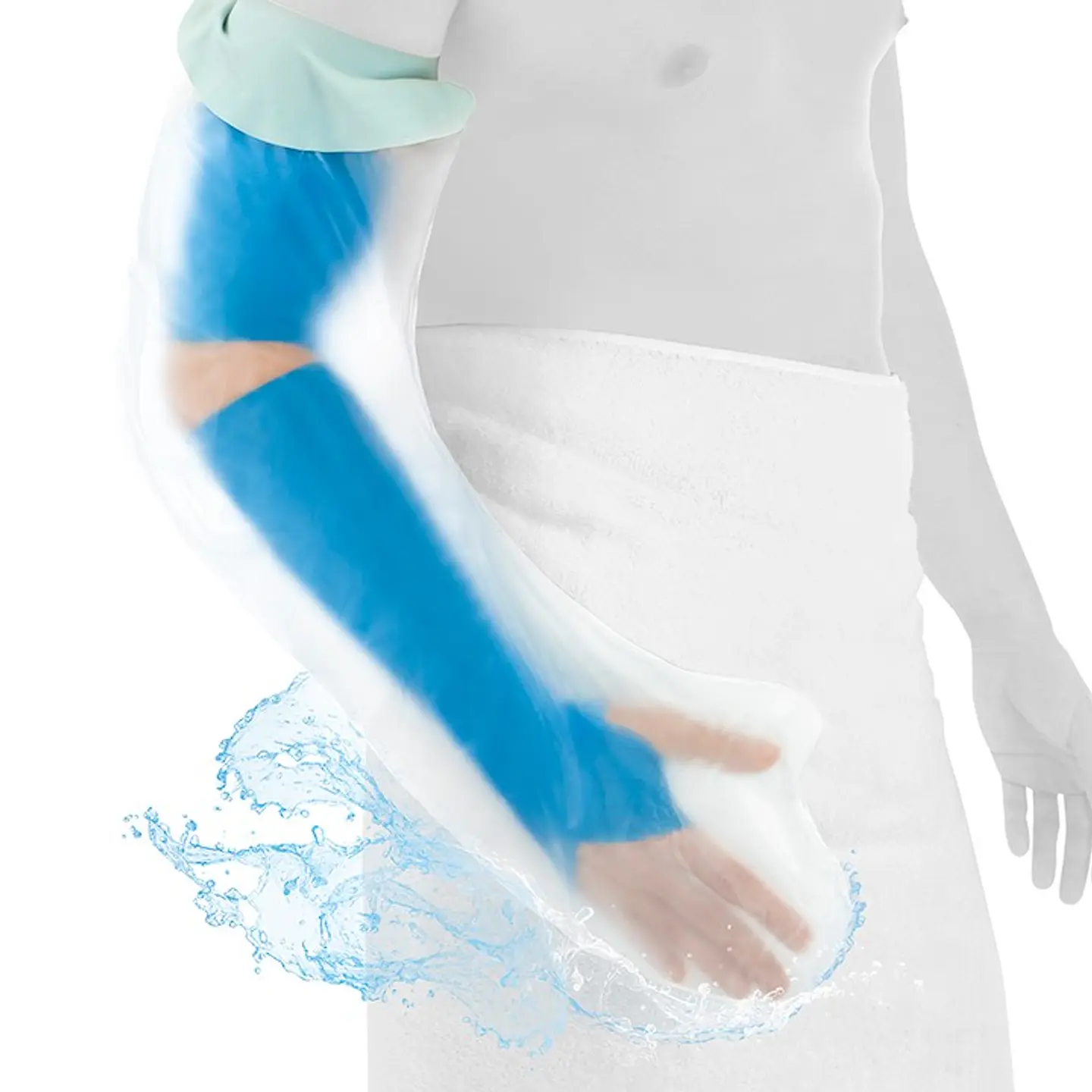 Protetor Impermeável de Gesso e Ortótese Adulto 4