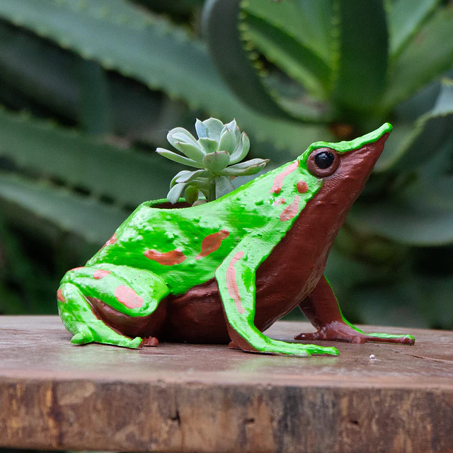 Macetero de Ranita de Darwin