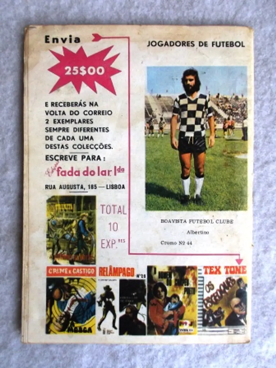 Tex Tone 141 | Cromo Jogadores de Futebol 44 2