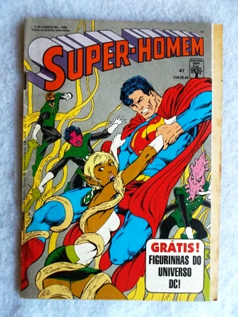 Super-Homem 047 | Com cromos DC