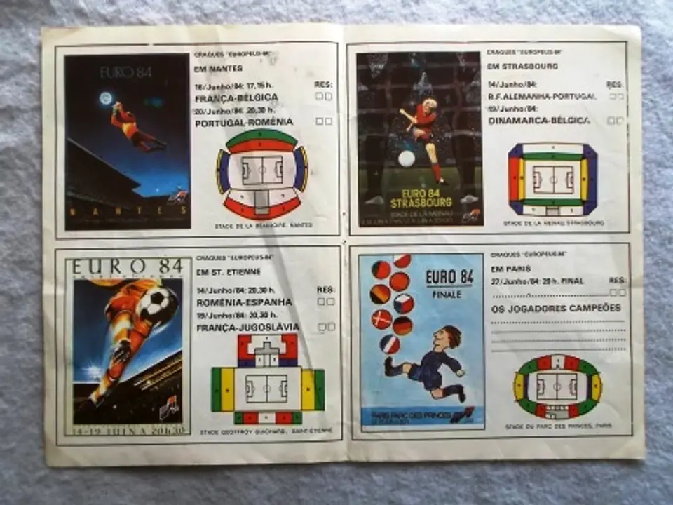Craques Europeus 84 1