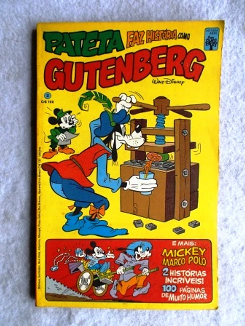 Pateta faz historia como 2 | Gutenberg