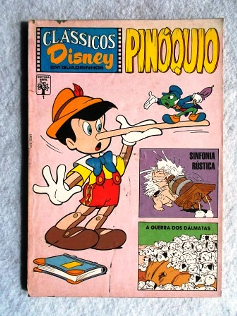 Clássicos Disney em quadradinhos 1 | Pinoquio