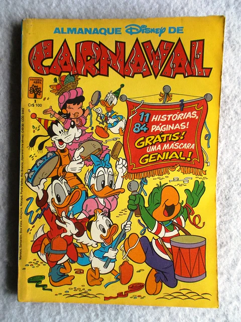 Almanaque Disney de Carnaval 001 | Com destacável