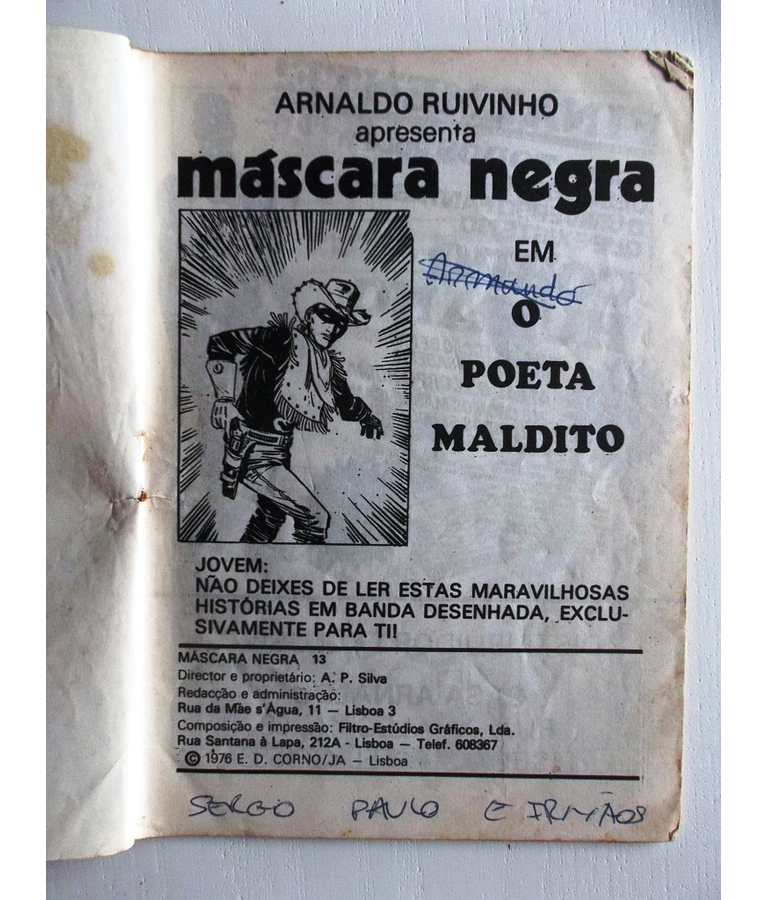 Mascara Negra 13