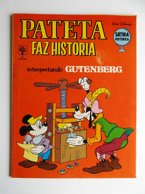 Pateta faz historia 6 | Gutenberg