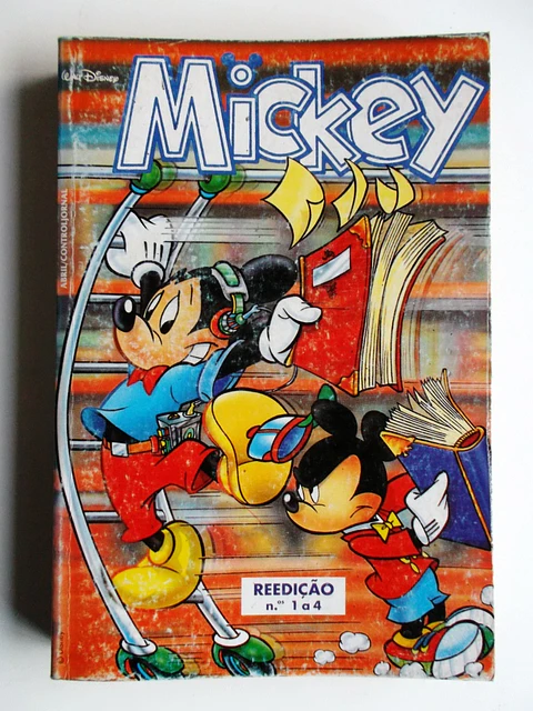 Mickey reedição encadernada do 1 ao 4