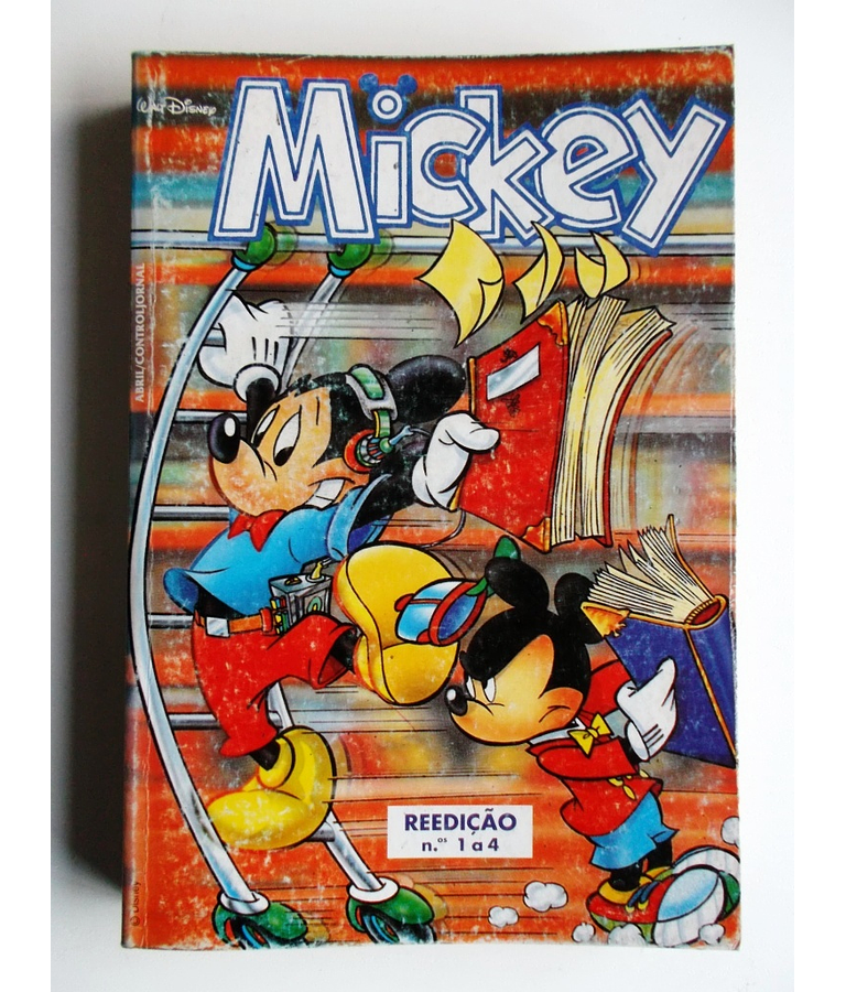 Mickey reedição encadernada do 1 ao 4