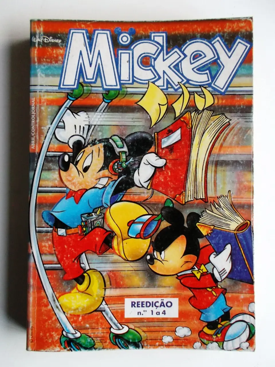 Mickey reedição encadernada do 1 ao 4 1