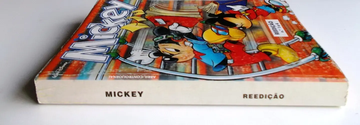 Mickey reedição encadernada do 1 ao 4 3