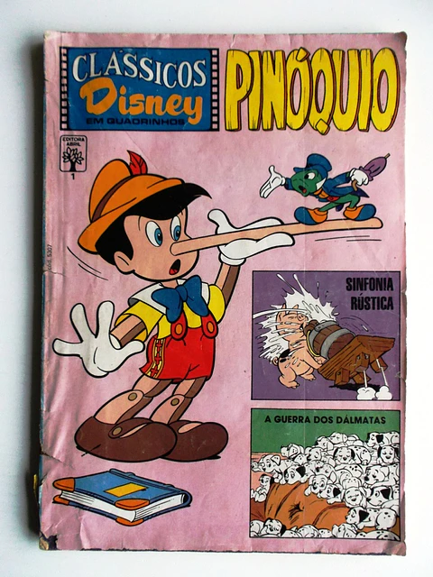 Clássicos Disney em quadradinhos 1 | Pinoquio