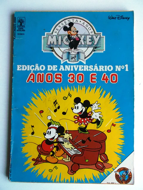 Mickey 60 anos | edição de aniversário 1