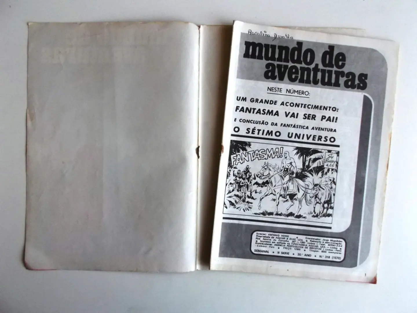 Mundo de Aventuras 318 | Fantasma 4