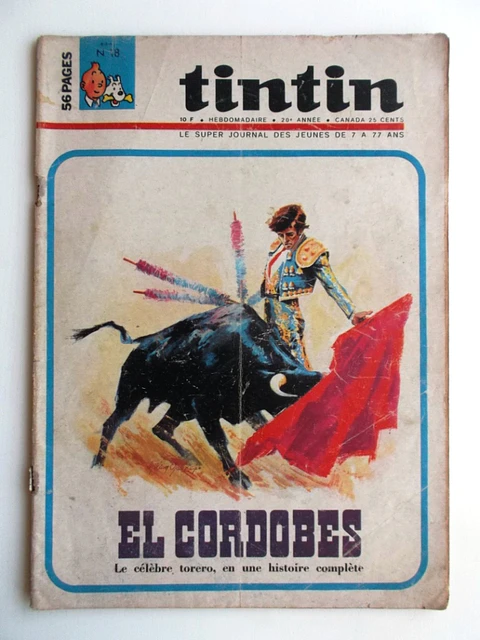 Tintin 18 Année 20