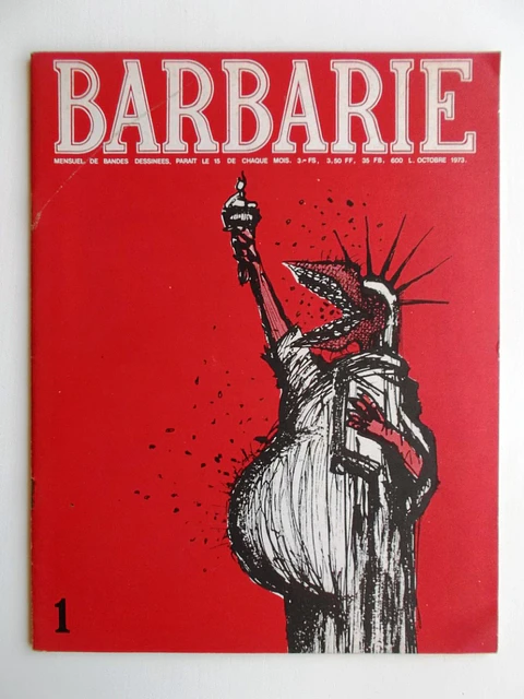 Barbárie, Mensuel de bandes dessinée 1