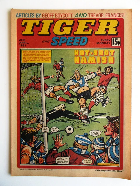 Tiger and Speed - 25th April 1981