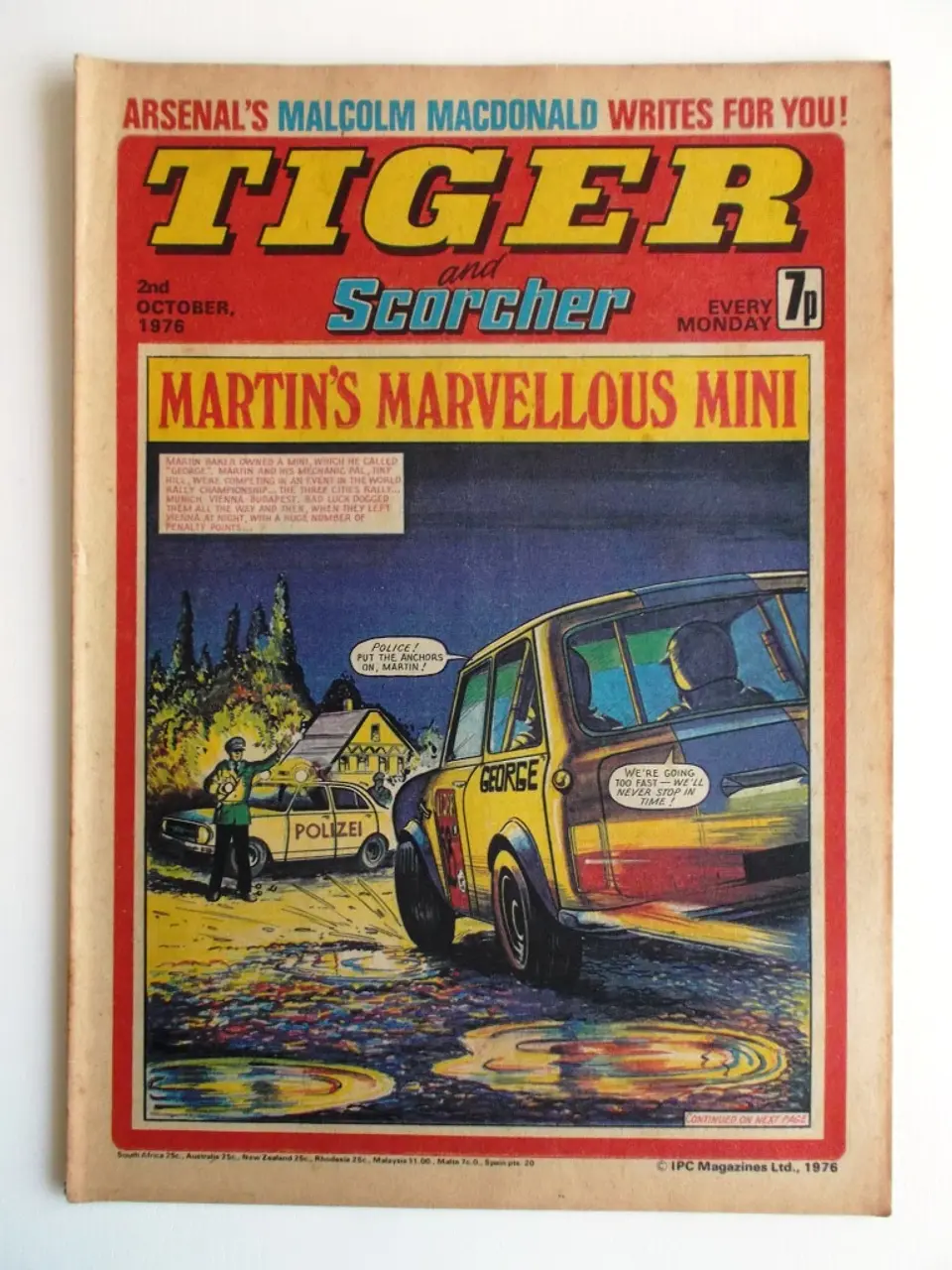 Tiger and Scorcher - 2nd October 1976 1