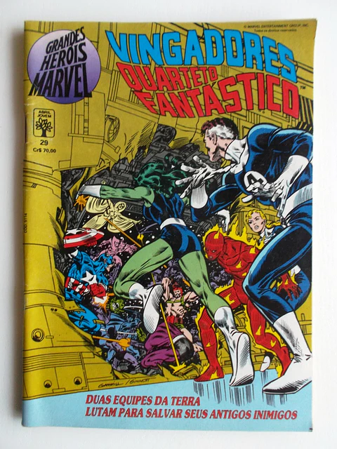 Grandes Heróis Marvel 29 - Vingadores/Quarteto Fantástico