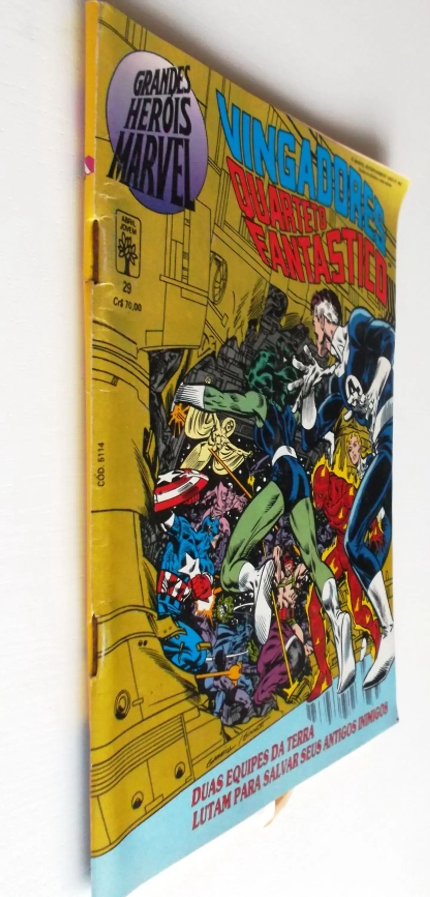 Grandes Heróis Marvel 29 - Vingadores/Quarteto Fantástico 3