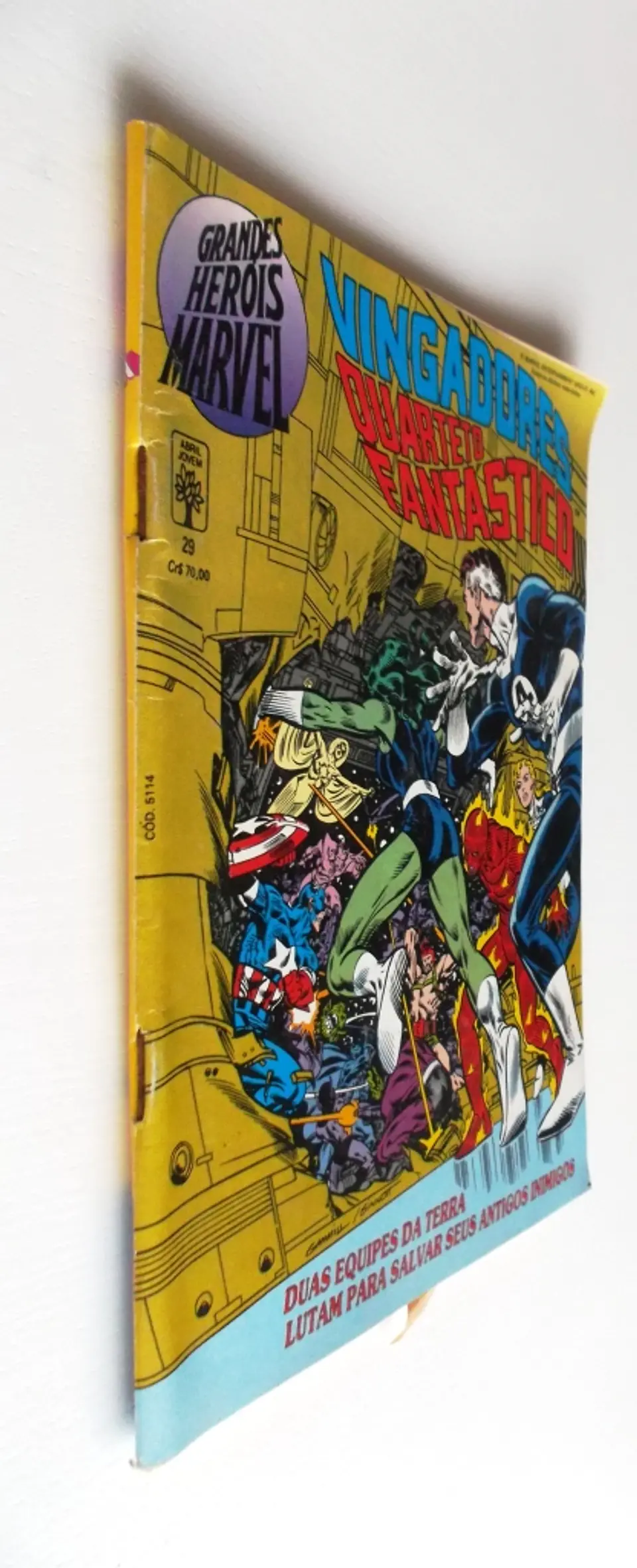 Grandes Heróis Marvel 29 - Vingadores/Quarteto Fantástico 3