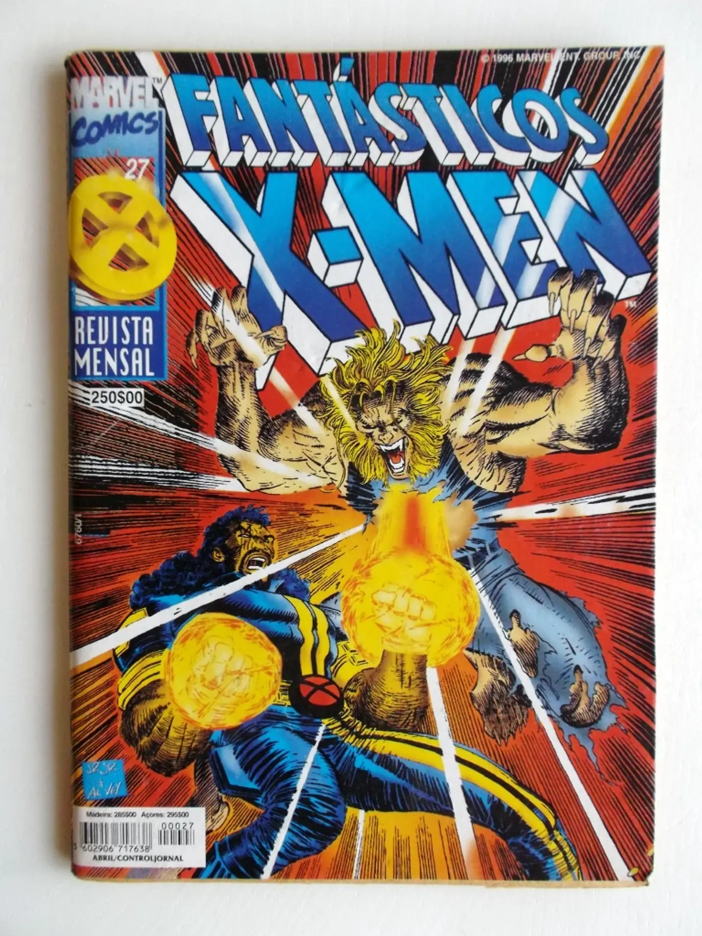 Fantásticos X-Men 27 - Marvel Comics Portugal 1
