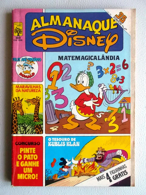 Almanaque Disney 160 - Com cromos