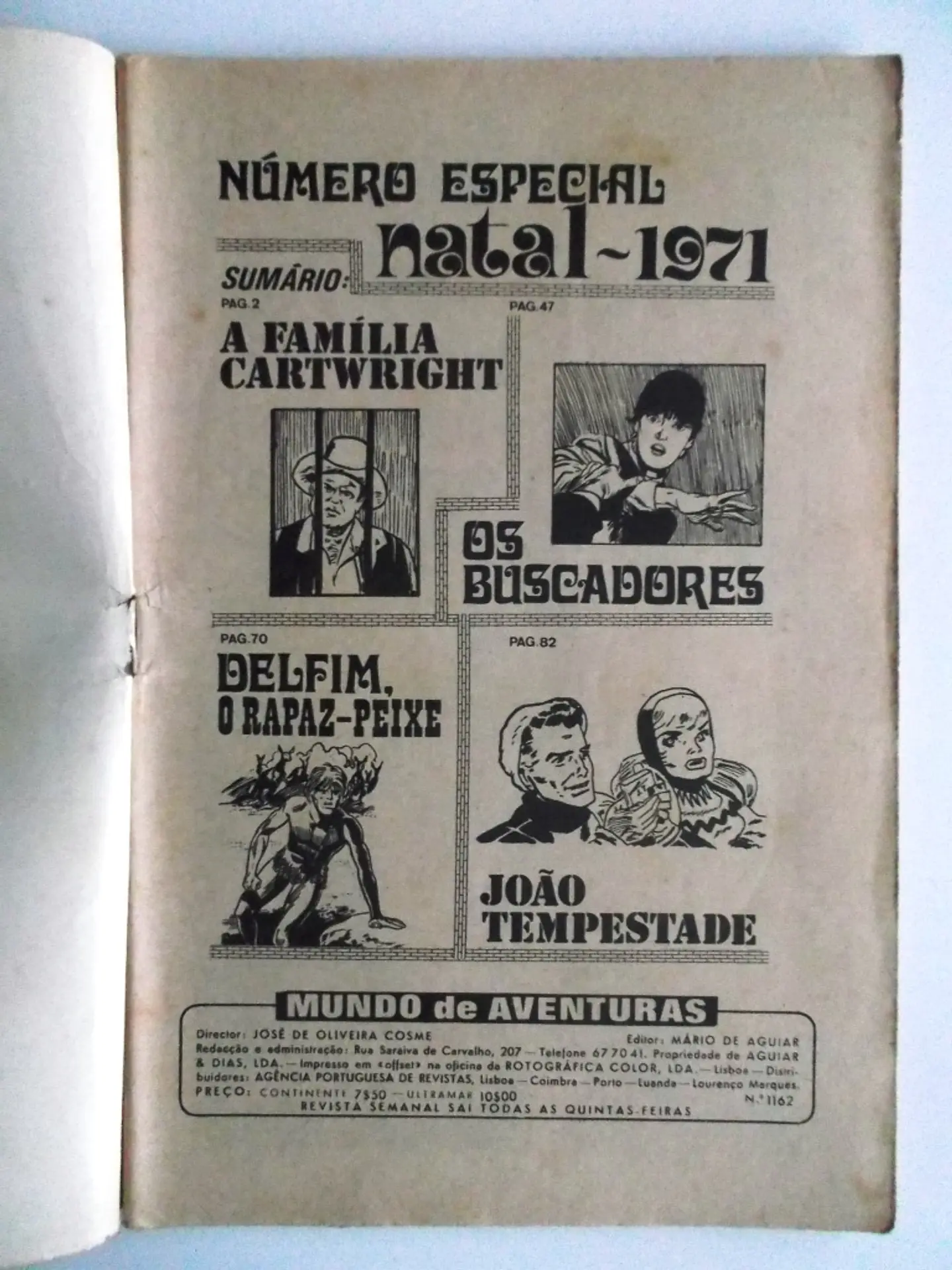 Mundo de Aventuras 1162 - Numero Especial Natal 1971 4