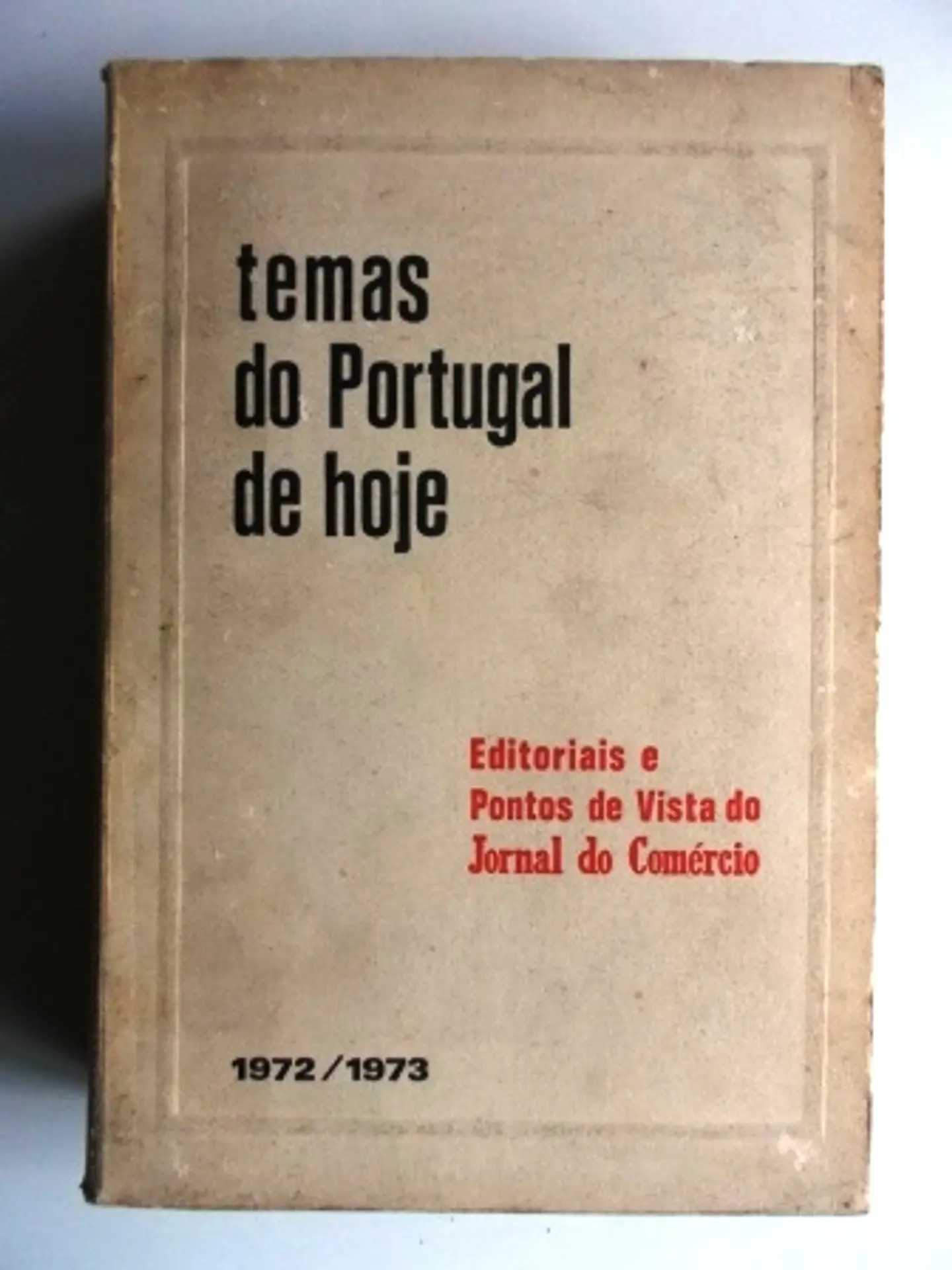 Temas do Portugal de hoje 1972/1973 1