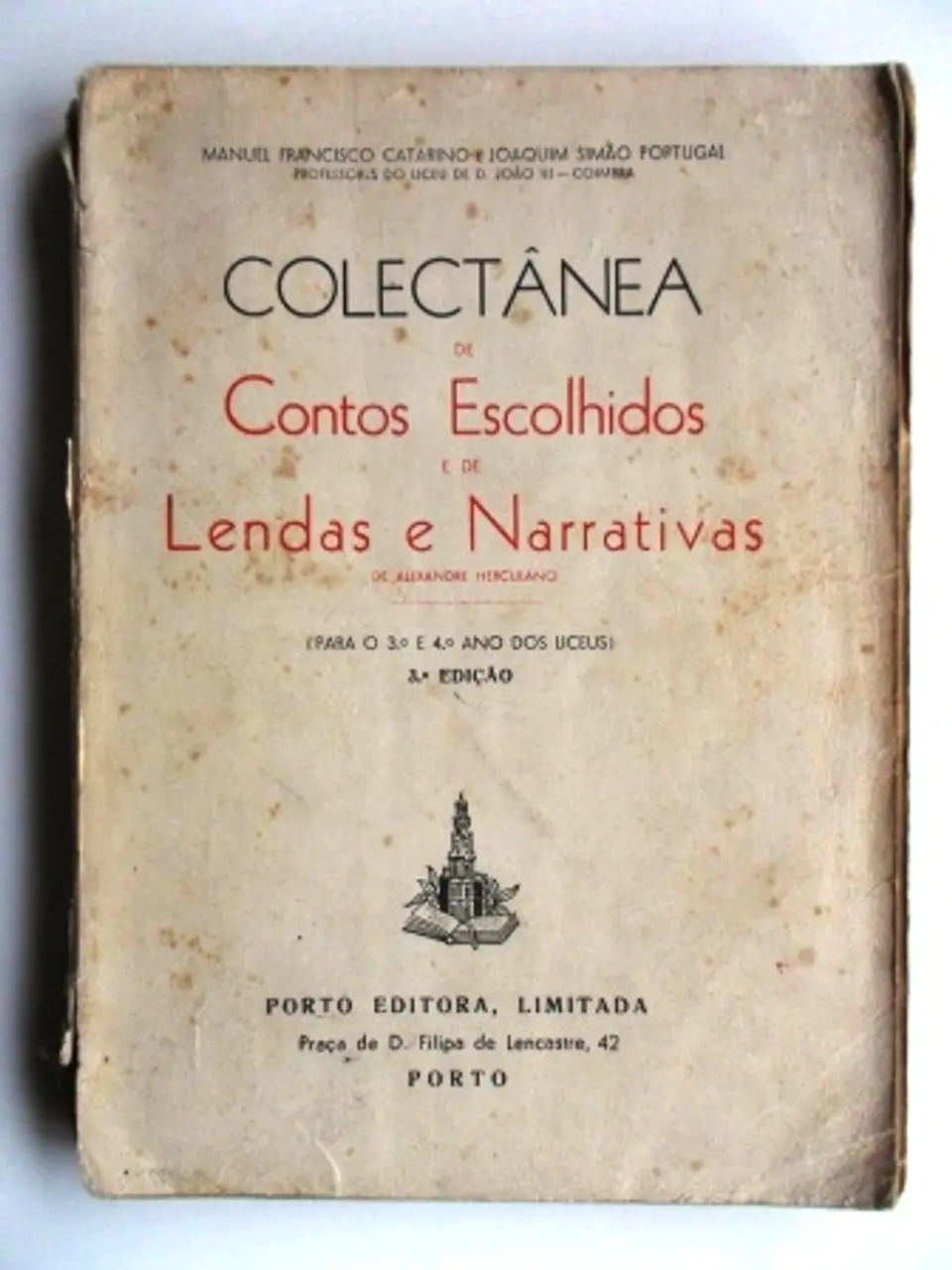 Colectânea de Contos Escolhidos e de Lendas e Narrativas de Alexandre Herculano 1