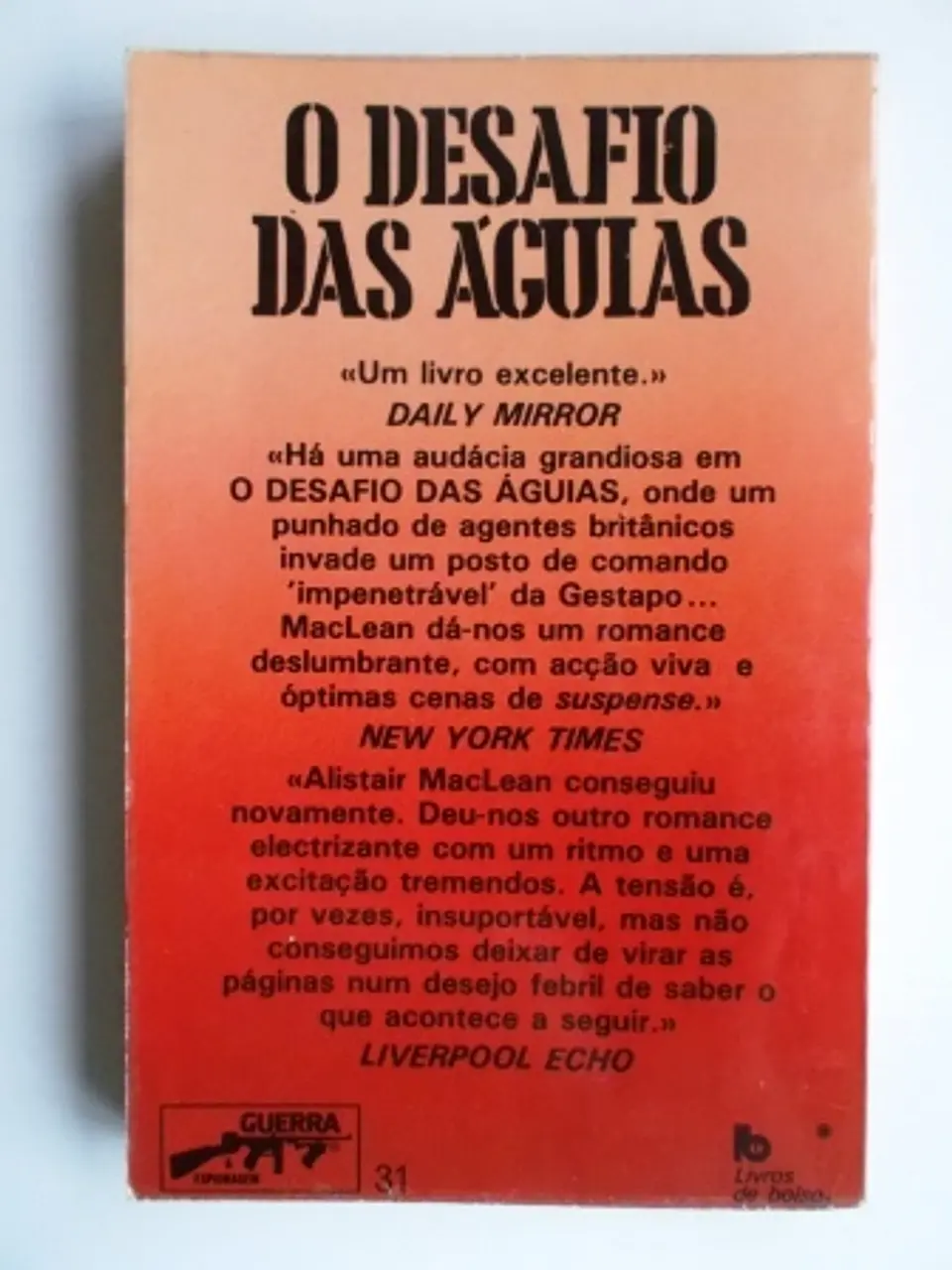 Guerra & Espionagem 031 - O Desafio das Águias 2