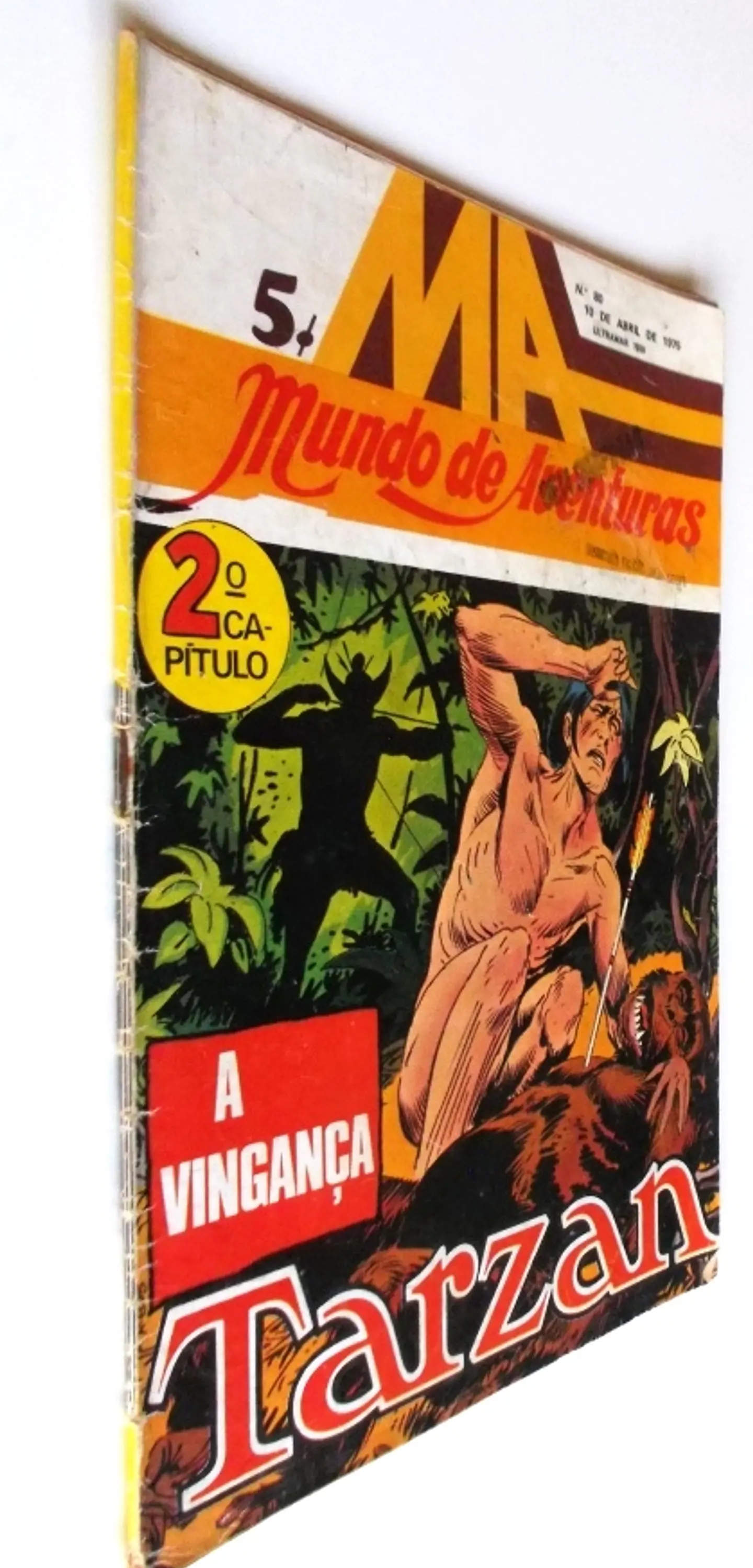 Mundo de Aventuras 080 - Tarzan | Banda Desenhada Clássica Portuguesa 3