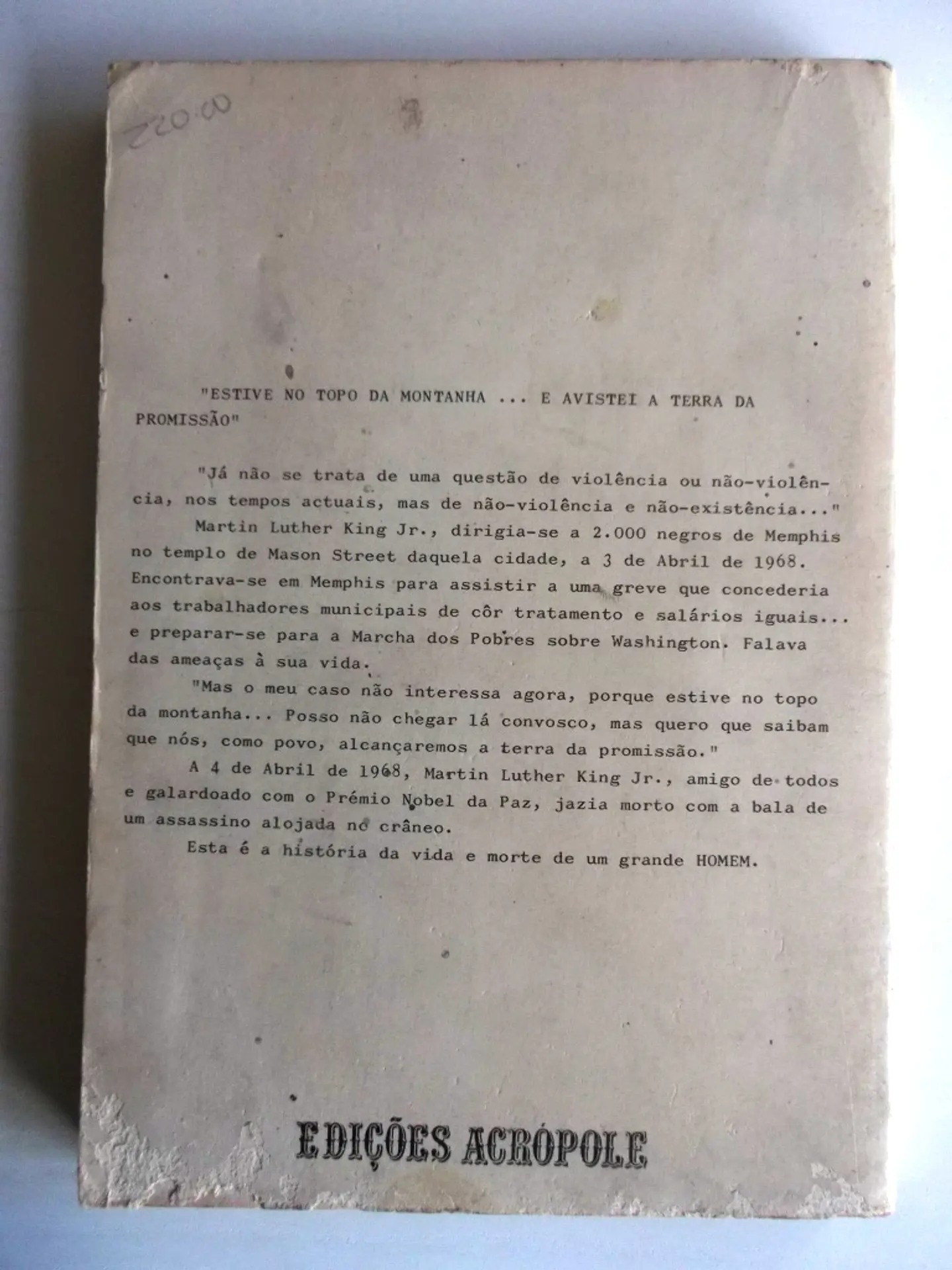 Martin Luther  King, Jr. - Marcha para a Liberdade 2