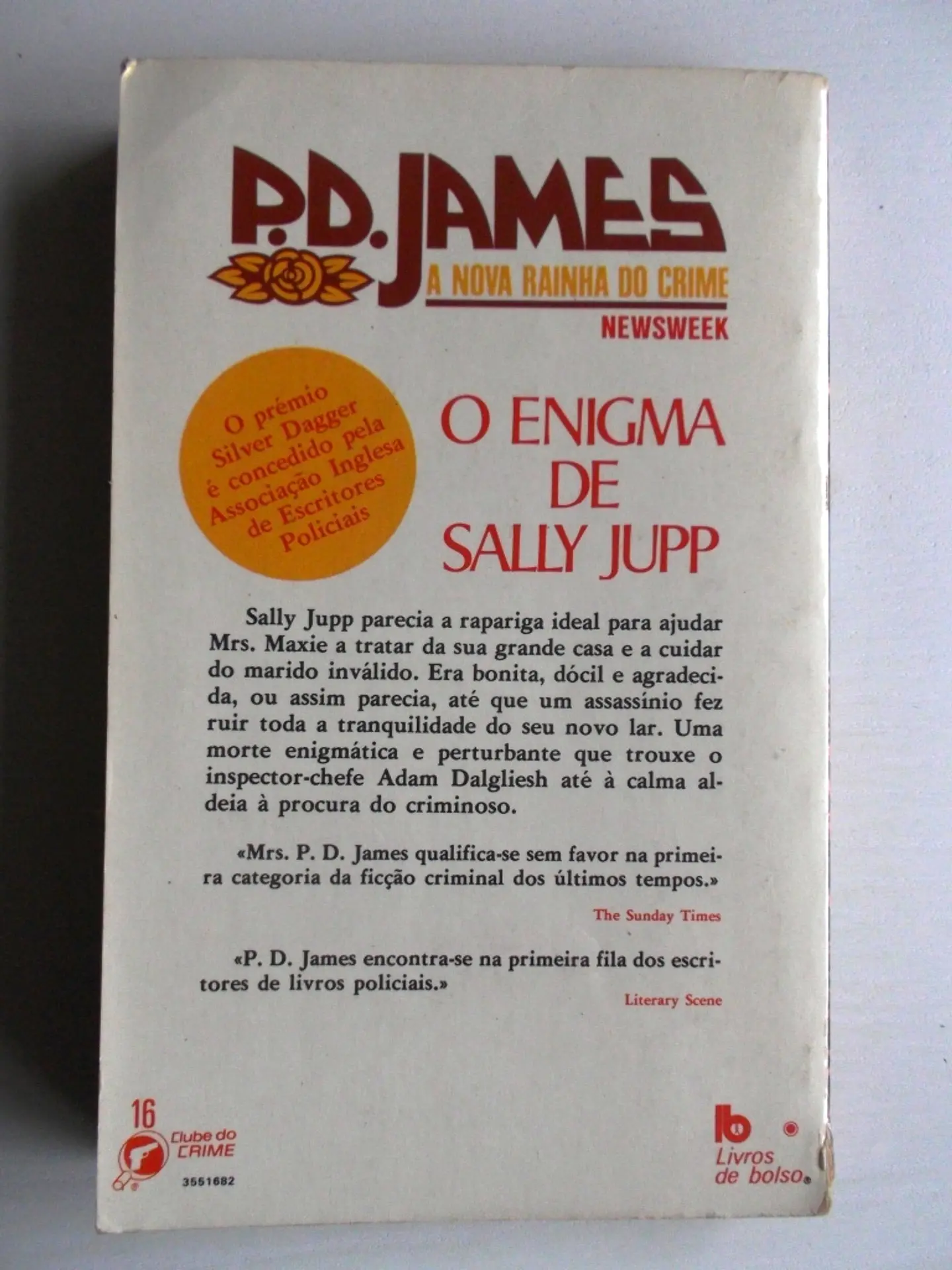 Clube do Crime 016 - O Enigma de Sally Jupp - P. D. James 2