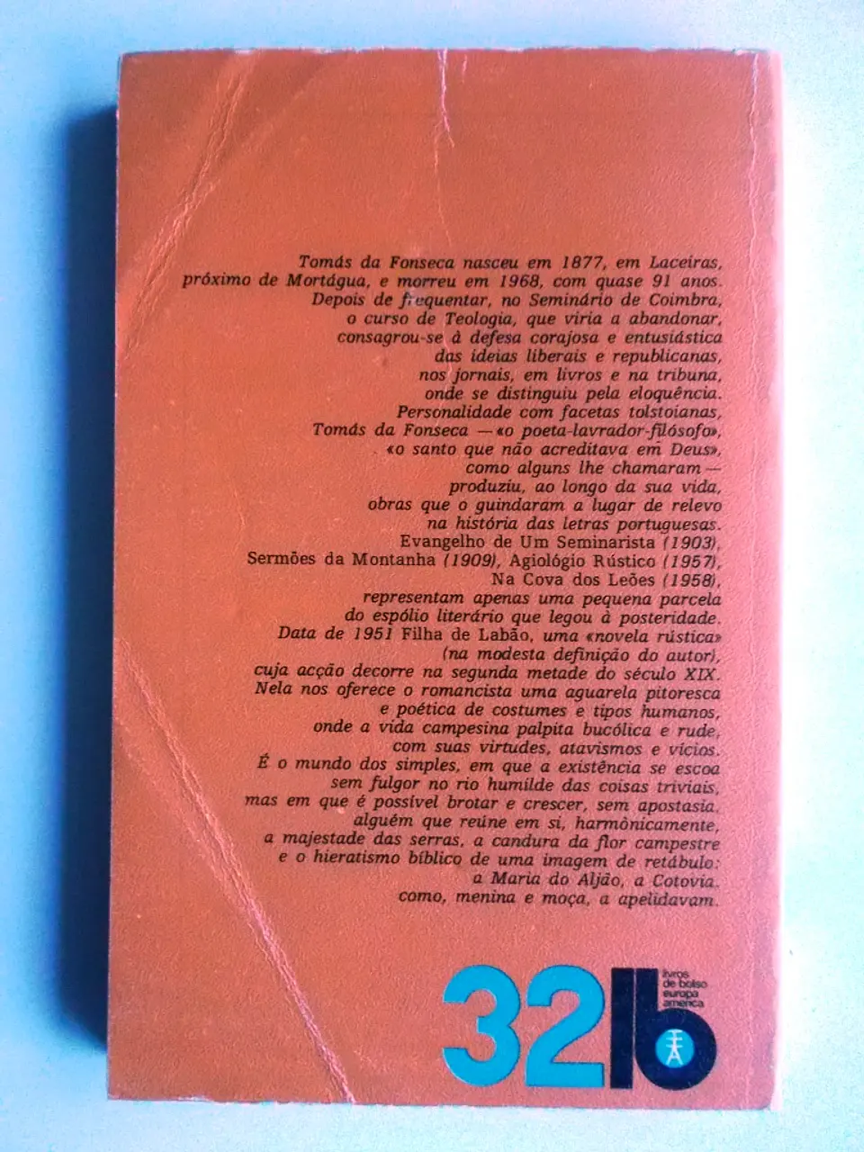 Livro de Bolso Europa América 032 - Filha de Labão - Tomás da Fonseca 2