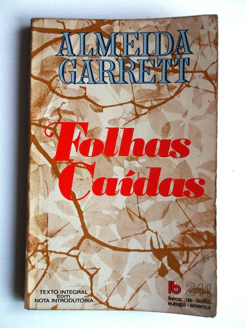 Livro de Bolso Europa América 241 - Folhas caídas - Almeida Garrett