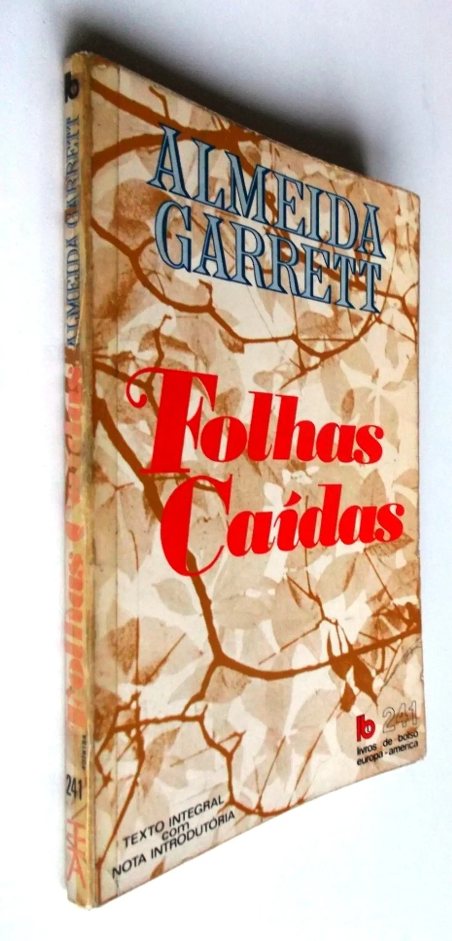 Livro de Bolso Europa América 241 - Folhas caídas - Almeida Garrett 3