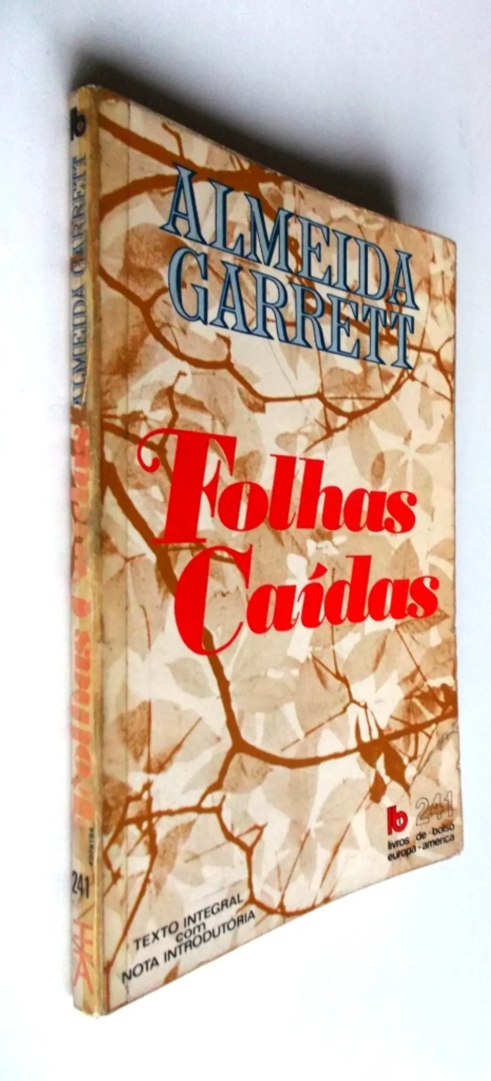 Livro de Bolso Europa América 241 - Folhas caídas - Almeida Garrett 3