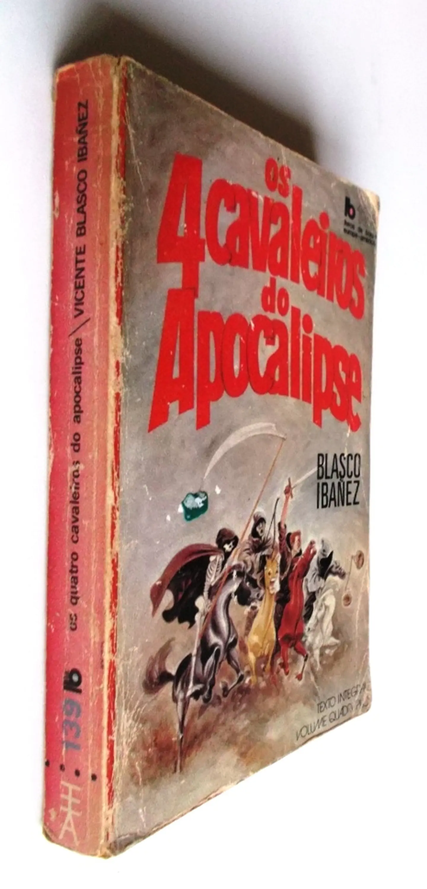 Livro de Bolso Europa América 139 - Os 4 cavaleiros do apocalipse - Blasco Ibãnez 3