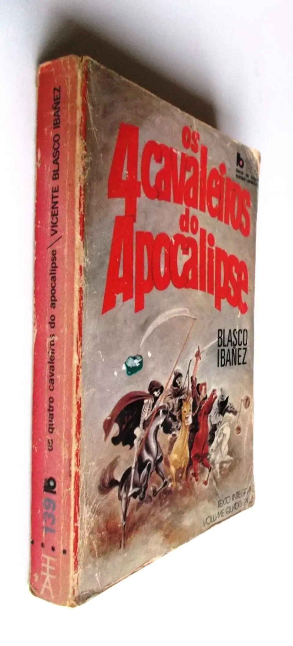 Livro de Bolso Europa América 139 - Os 4 cavaleiros do apocalipse - Blasco Ibãnez 3
