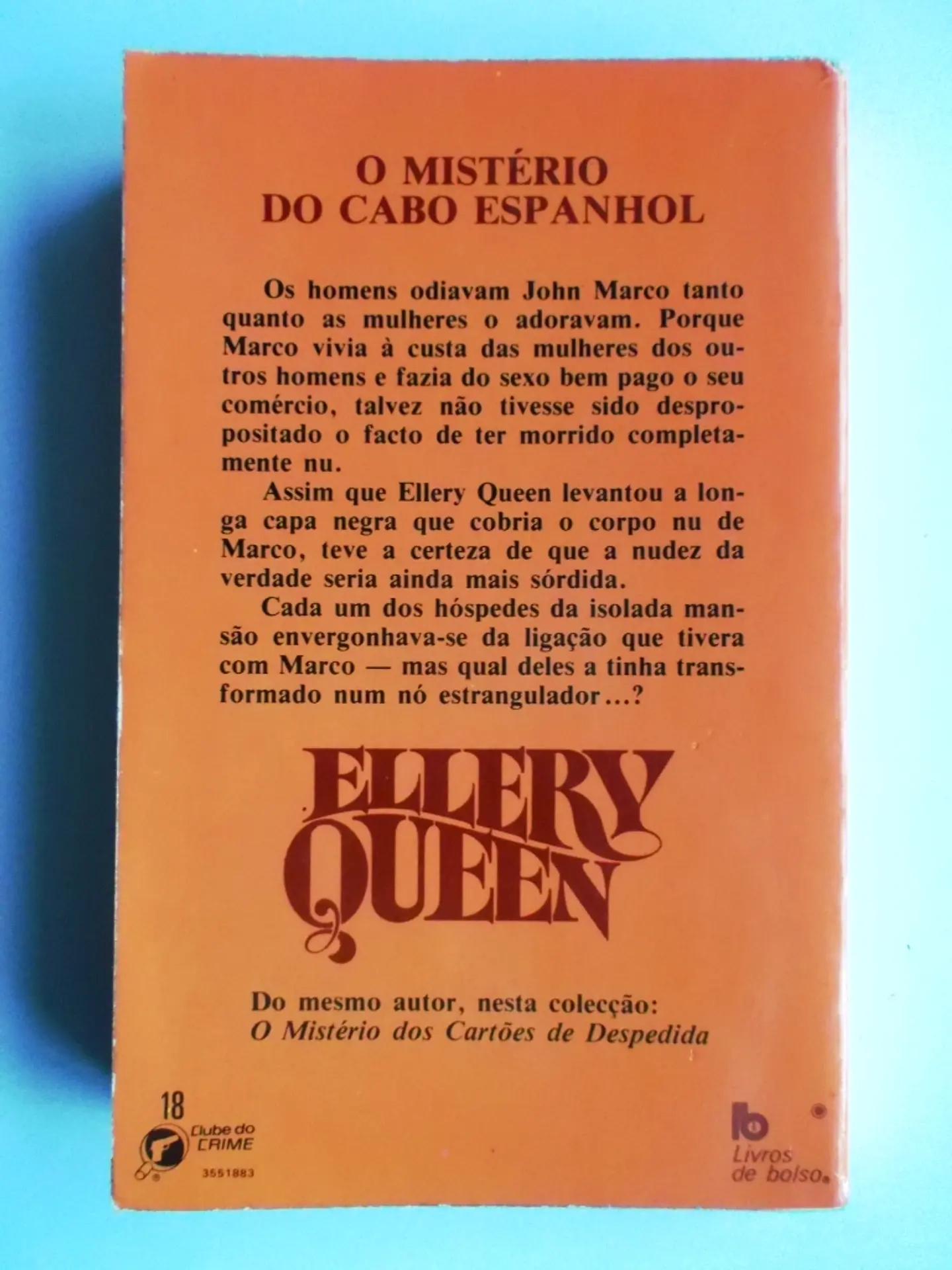 Clube do Crime 018 - O mistério do cabo espanhol - Ellery Queen 2