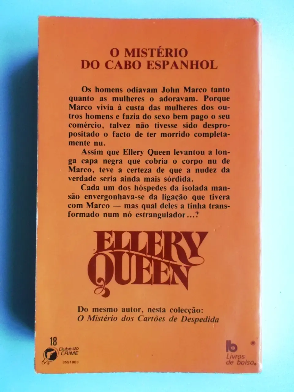 Clube do Crime 018 - O mistério do cabo espanhol - Ellery Queen 2